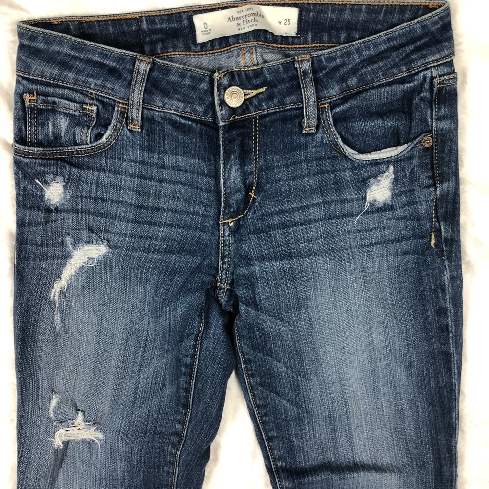 Abercrombie & Fitch Blue Jeans waist 25 - Picture 11 of 16
